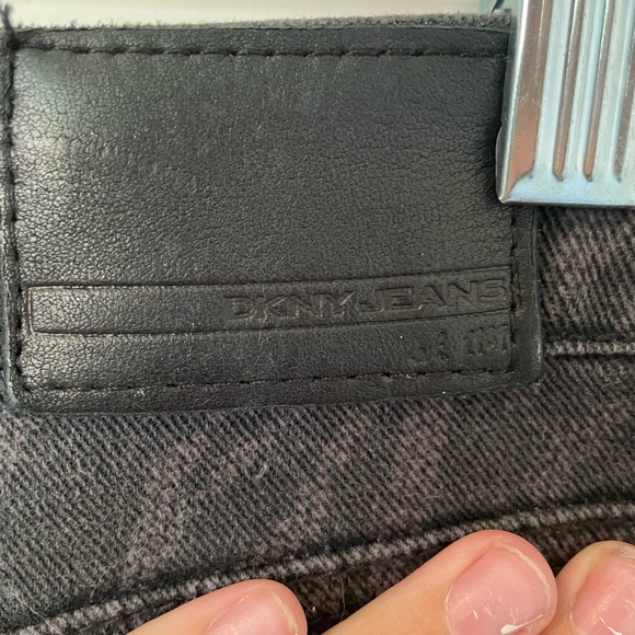 LOW RISE BLACK ZEBRA JEANS FROM DKNY JRANS SIZE 04 - Picture 6 of 10